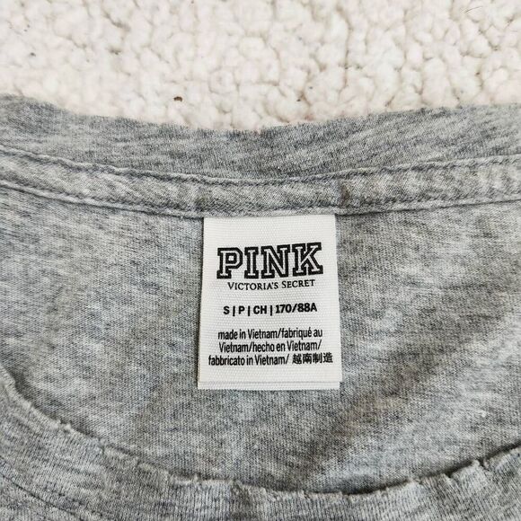 Victoria's Secret Pink cropped long sleeve tee Size S - Picture 5 of 7